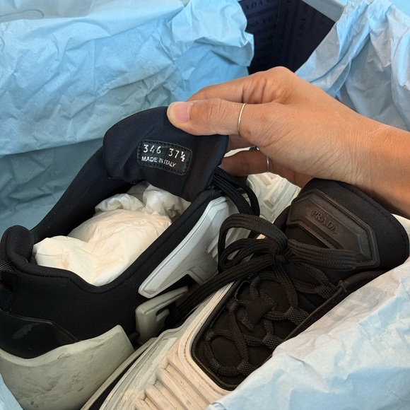 Prada “Techno” Stretch Chunky Sneakers with Box - Picture 3 of 6